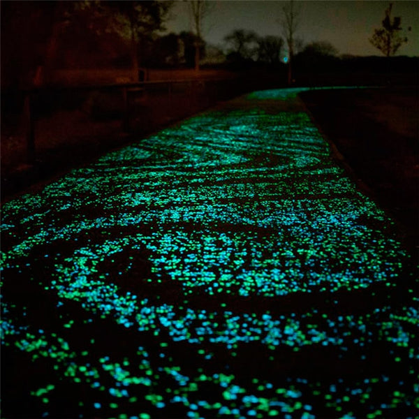 50Pcs Glow in the Dark Garden Pebbles