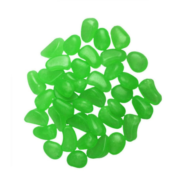 50Pcs Glow in the Dark Garden Pebbles